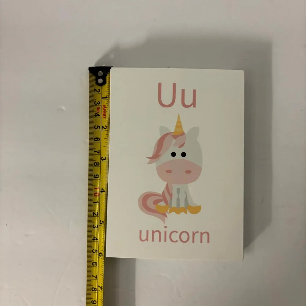 Animal Alphabet Flash Cards ABC Learning Set 26 Cards Toddler Preschool 4x6